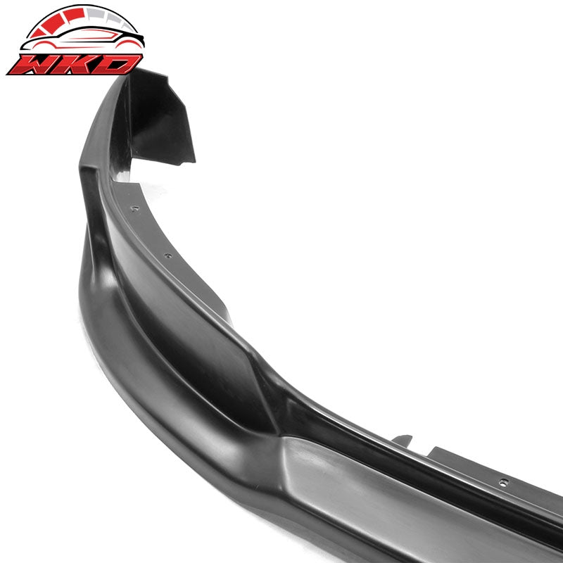 Fits 13-14 Ford Mustang V6 & GT Unpainted Black Front Bumper Lip Spoiler Kit PU