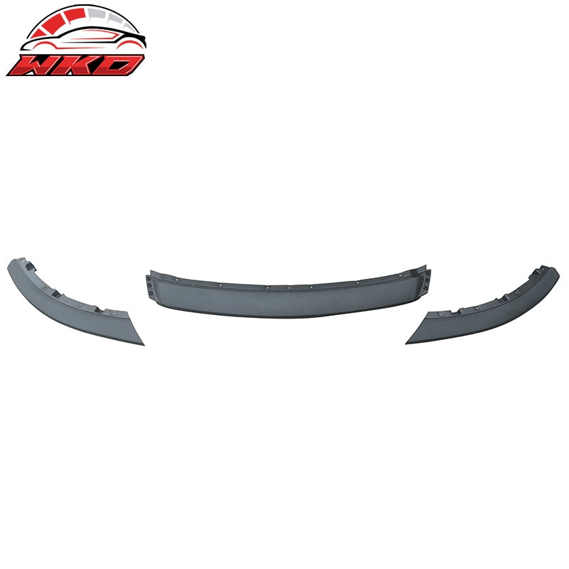 Fits 13-14 Ford Mustang V6 V8 GT R Style 3 PCS Front Bumper Lip Spoiler PP