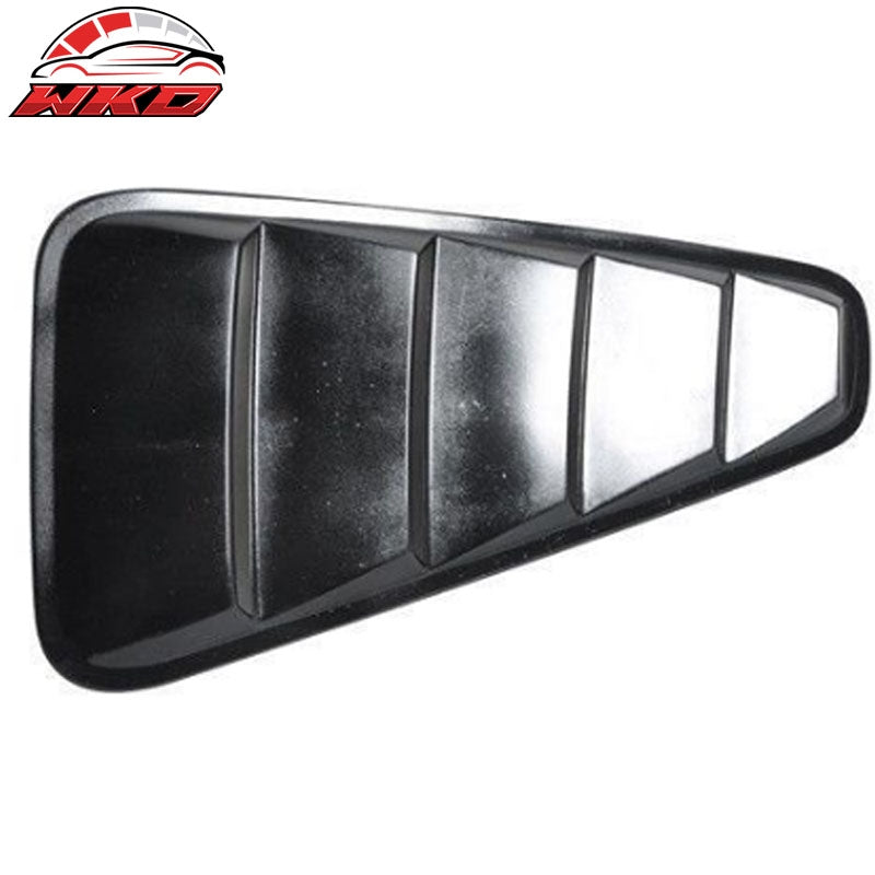 Fits 05-09 Ford Mustang V6 OE Style Side Quarter Window Louver Cover Unpainted