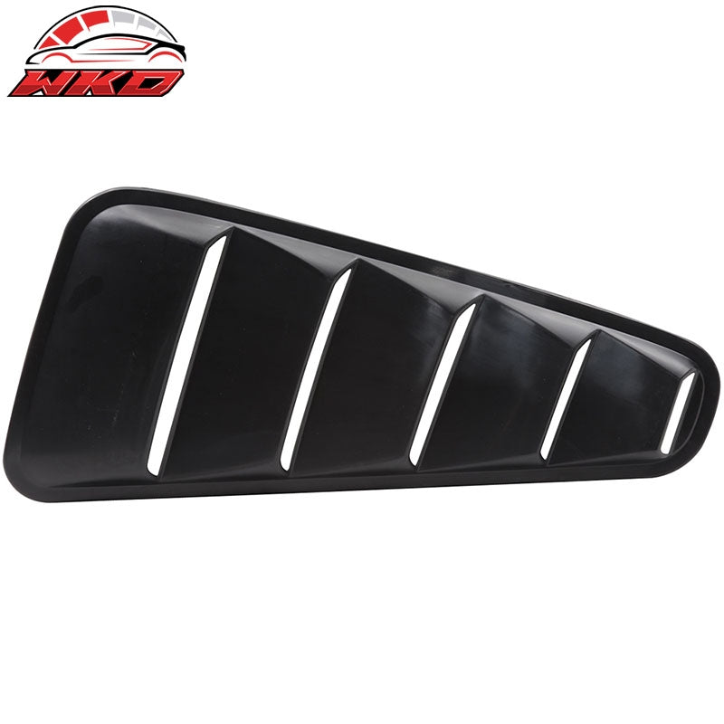 For 10-14 Ford Mustang OE Style Side Quarter Window Louver Scoop Cover Unpainted