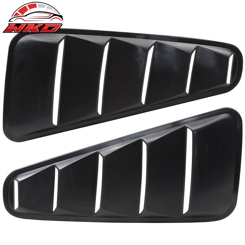For 10-14 Ford Mustang OE Style Side Quarter Window Louver Scoop Cover Unpainted