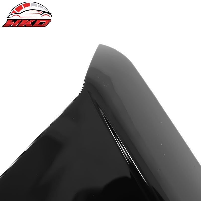 Fits 10-14 Ford Mustang IKON Style Side Quarter Window Louver Cover Gloss Black