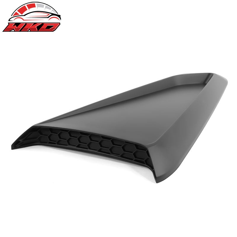 Fits 10-14 Ford Mustang IKON Style Side Quarter Window Louver Cover Matte Black