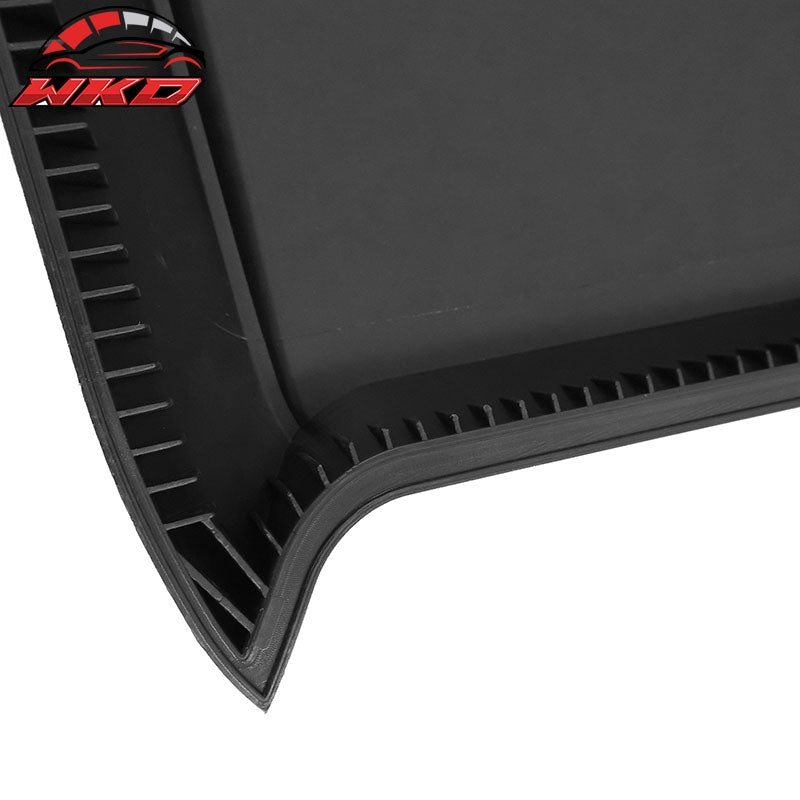Fits 10-14 Ford Mustang IKON Style Side Quarter Window Louver Cover Matte Black