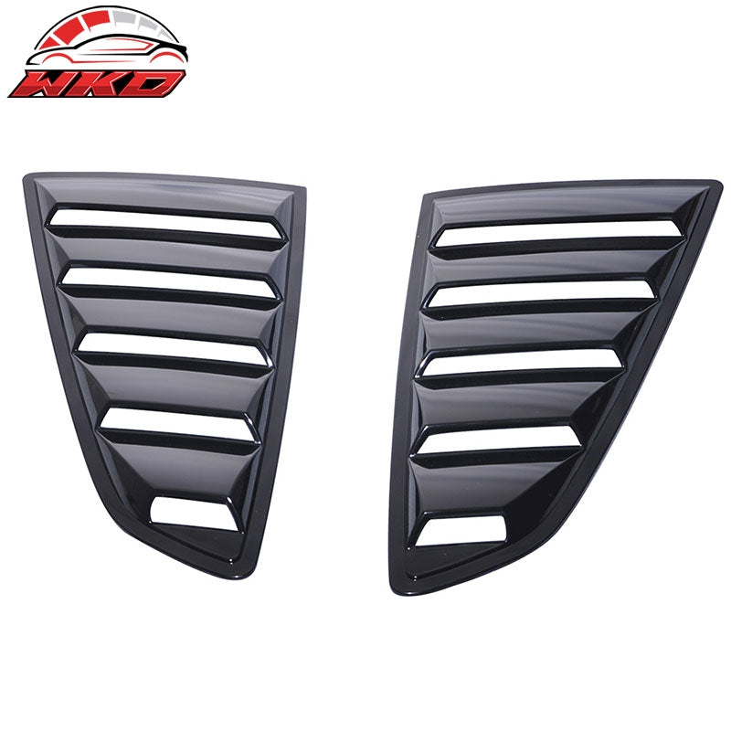 Fits 15-23 Ford Mustang Coupe OE Style Side Quarter Window Louver Scoop Cover PP