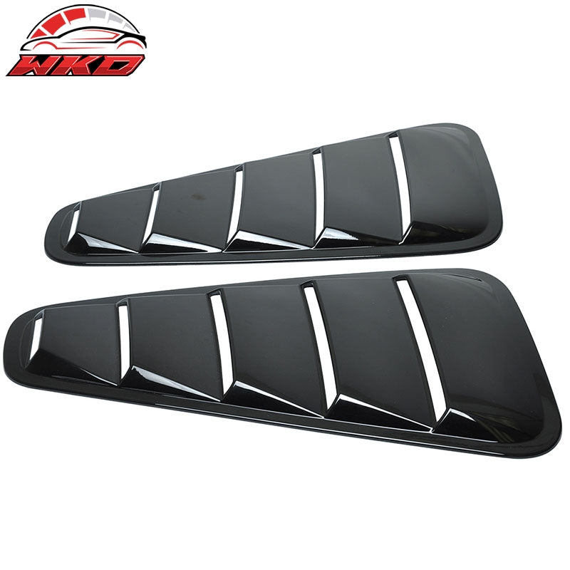 Wholesale 05-09 Ford Mustang OE Style Quarter Window Louver Gloss Black