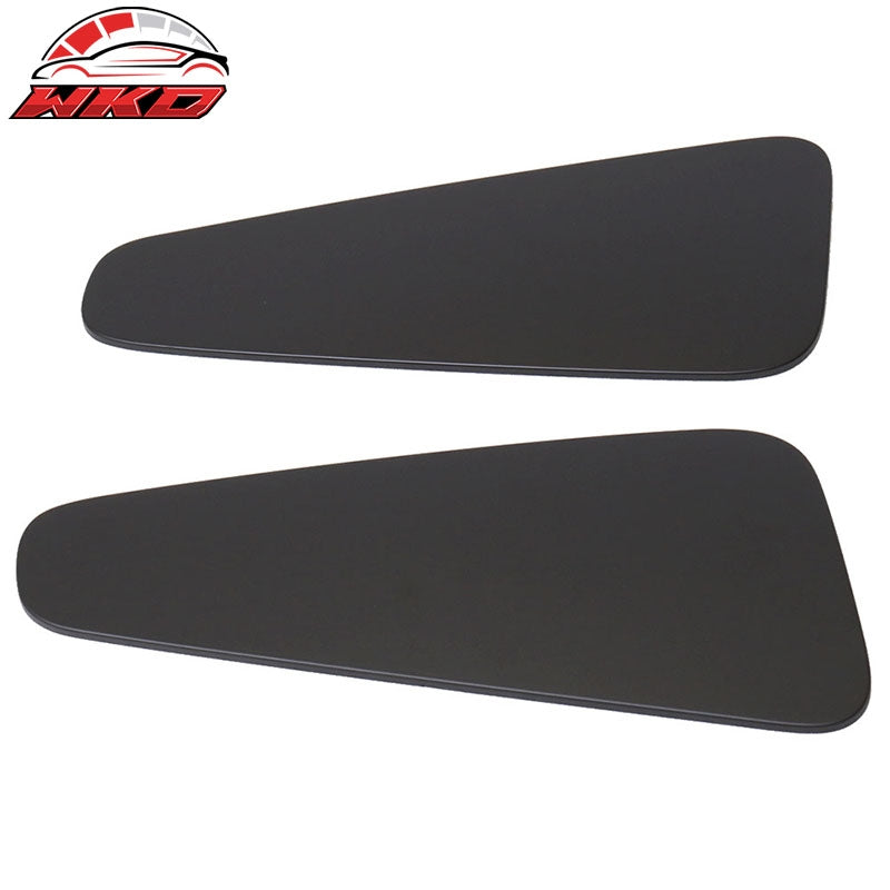 Fits 10-14 Ford Mustang Coupe GT350 Style Matte Black Side Quarter Window Louver