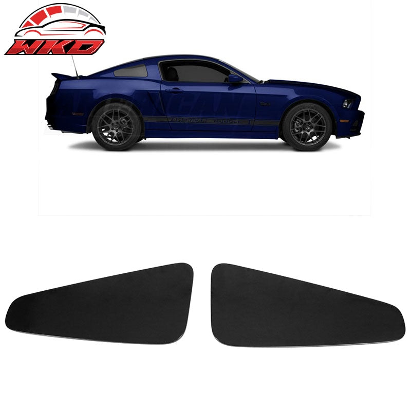 Fits 10-14 Ford Mustang Coupe GT350 Style Side Window Louvers 2PC