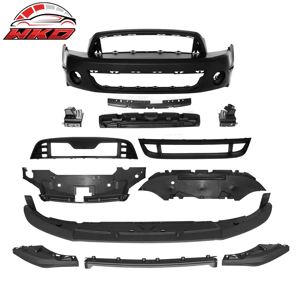 Wholesale 10-14 Ford Mustang Front Bumper Cover GT500 Style Conversion w/ Grille Lip