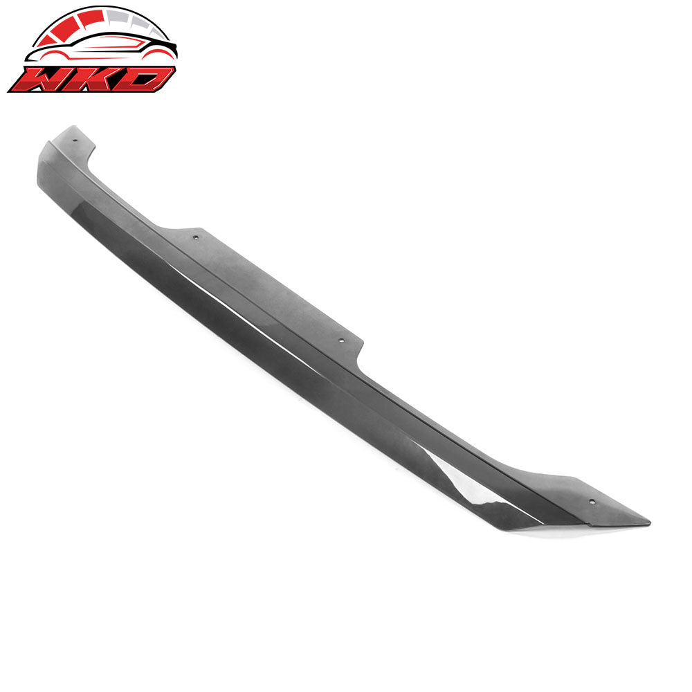 Fits 15-23 Ford Mustang Smoke GT500 Spoiler Gurney Flap Wicker Bill W/ Hardware