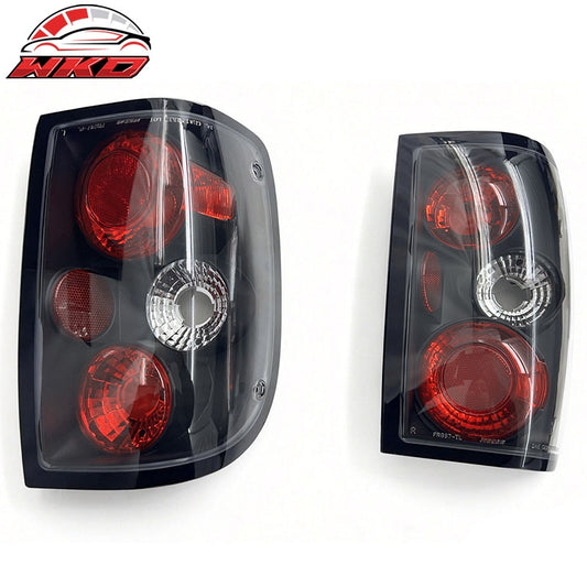 Wholesale For 93-97 Ford Ranger Rear Tail Lights LH RH Lamps Black Housing Clear Lens Pair - Wikond Auto