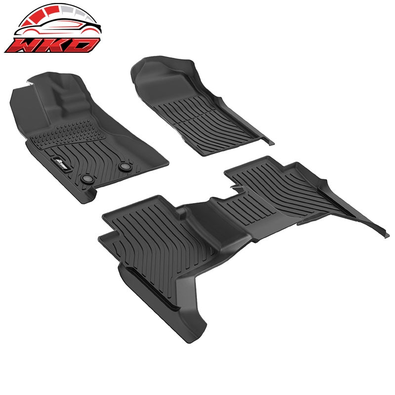 Fits 24-26 Ford Ranger SuperCrew Cab W/Carpet Flooring TPE 3D Floor Mats Carpets