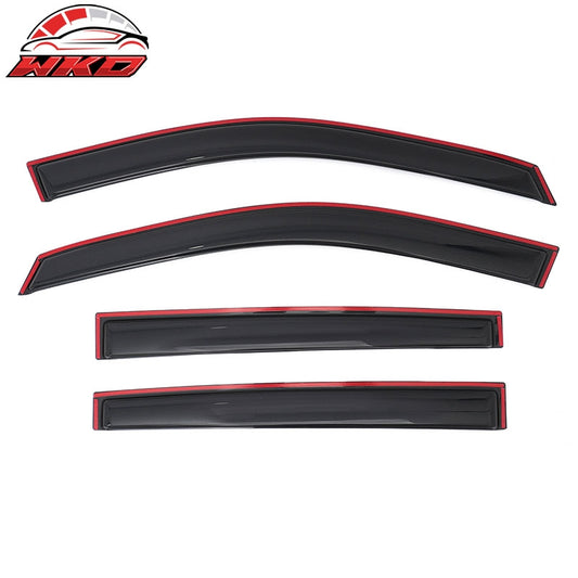 Wholesale 19-23 Ford Ranger T8 Crew Cab Window Visors In Channel Rain Guard Deflector - Wikond Auto