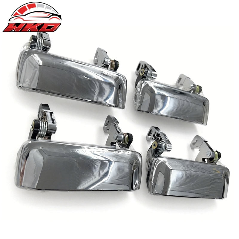 Fits 98-11 Ford Ranger XL Door Handle Covers Left Right Side Trim Chrome ABS
