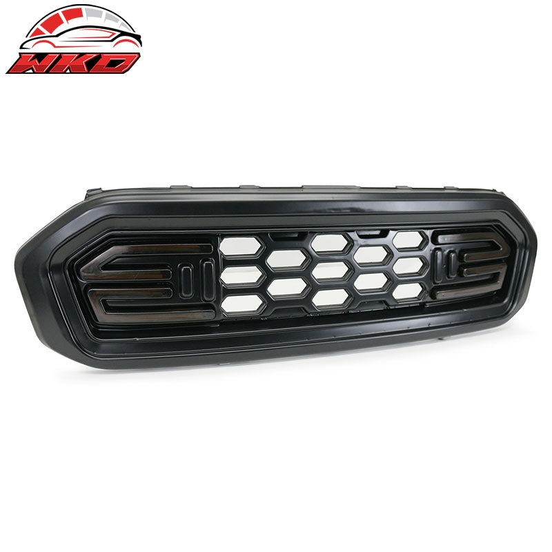 Fits 19-23 Ford Ranger XL/XLT/Lariat DF Style Upper LED Grille Smoke Lens Signal