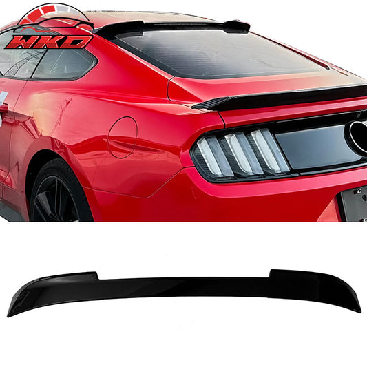 Wholesale 15-23 Ford Mustang Coupe MK 6 R Style Rear Roof Spoiler Wing Gloss Black ABS