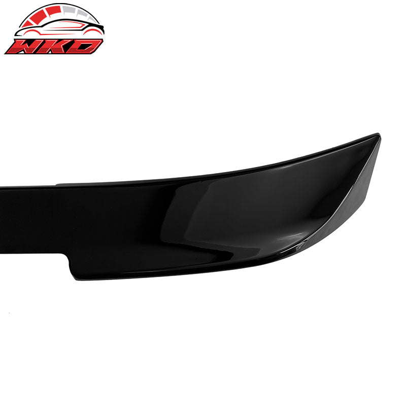 Fits 15-23 Ford Mustang Coupe MK 6 R Style Rear Roof Spoiler Wing Gloss Black ABS