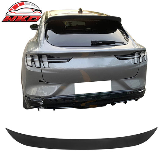 IKON Style Rear Roof Spoiler Wing Wholesale 21-26 Ford Mustang Mach-E ABS Matte Black