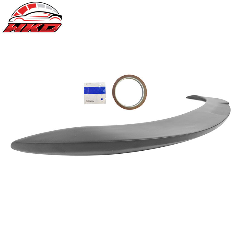 Fits 21-26 Ford Mustang Mach-E Rear Roof Window Spoiler Wing Kit ABS Matte Black