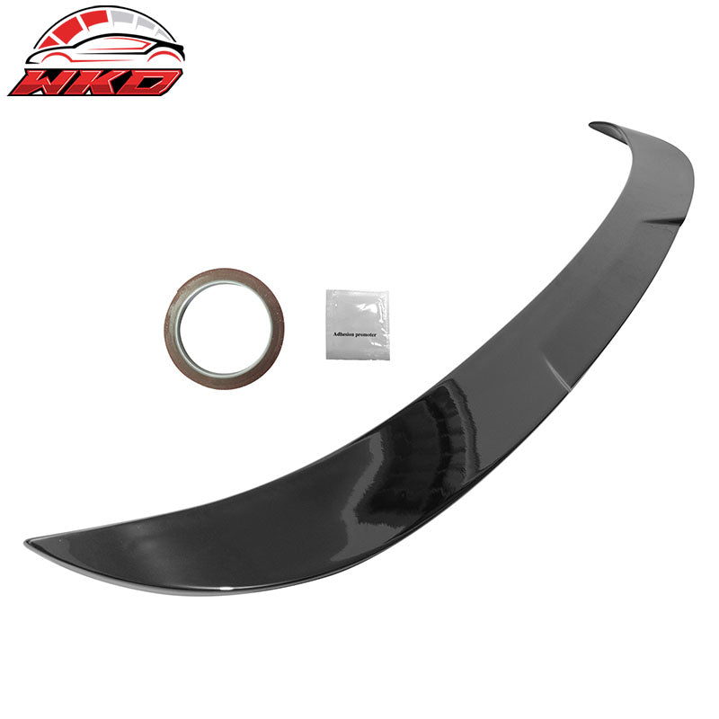 Fits 21-26 Ford Mustang Mach-E Rear Roof Window Spoiler Wing Kit ABS Gloss Black