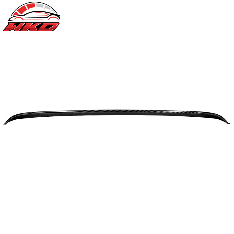 Fits 05-14 Ford Mustang Coupe Rear Window Roof Spoiler Visor Carbon Fiber Print