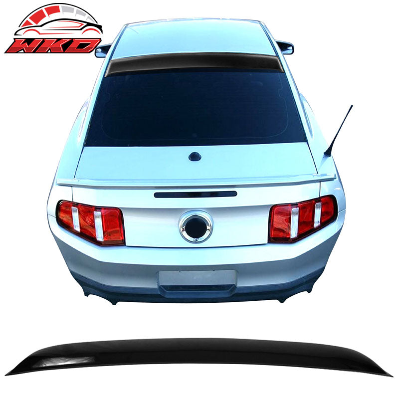 Wholesale 05-14 Ford Mustang Coupe Rear Window Roof Spoiler Visor PP Wing Gloss Black