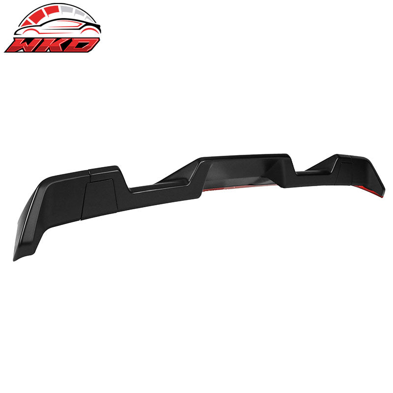 Fits 09-14 Ford F-150 All Cab & Bed Size Matte Black IKON Style Roof Spoiler ABS