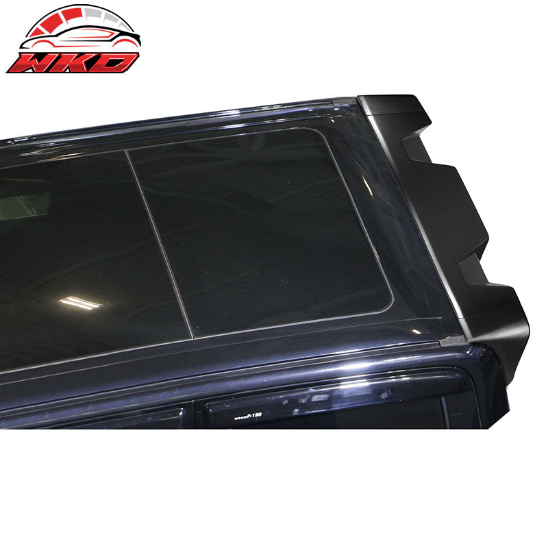 Fits 09-14 Ford F-150 All Cab & Bed Size Matte Black IKON Style Roof Spoiler ABS