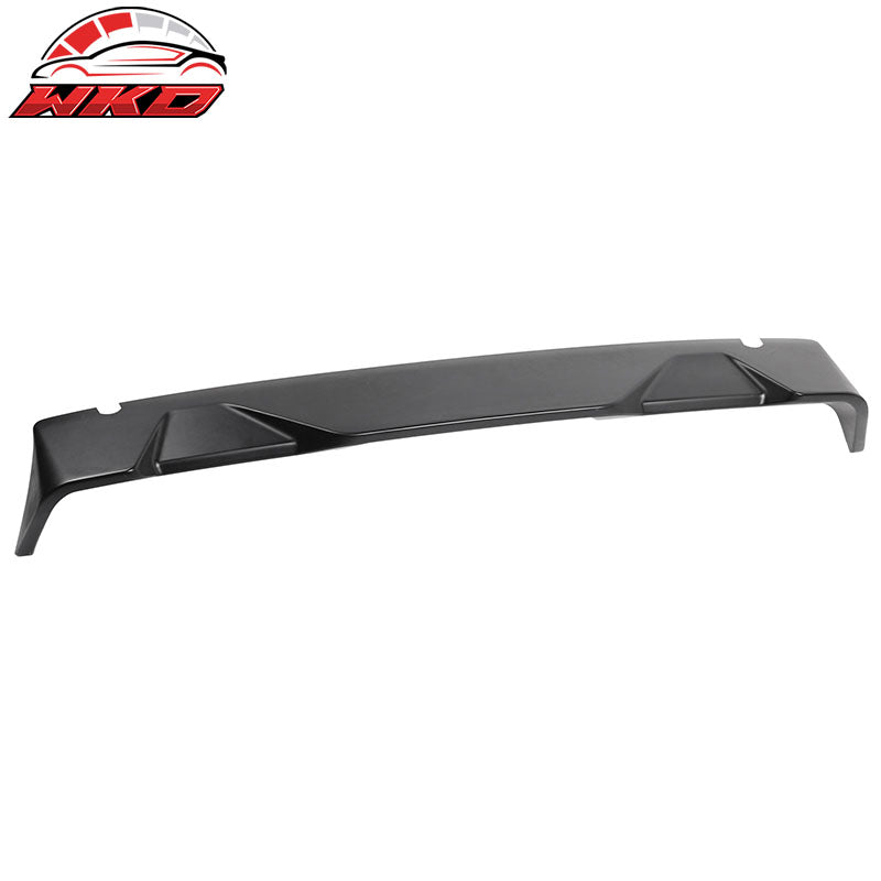 Fits 15-20 Ford F-150 All Cab & Bed Size Matte Black IKON Style Roof Spoiler ABS