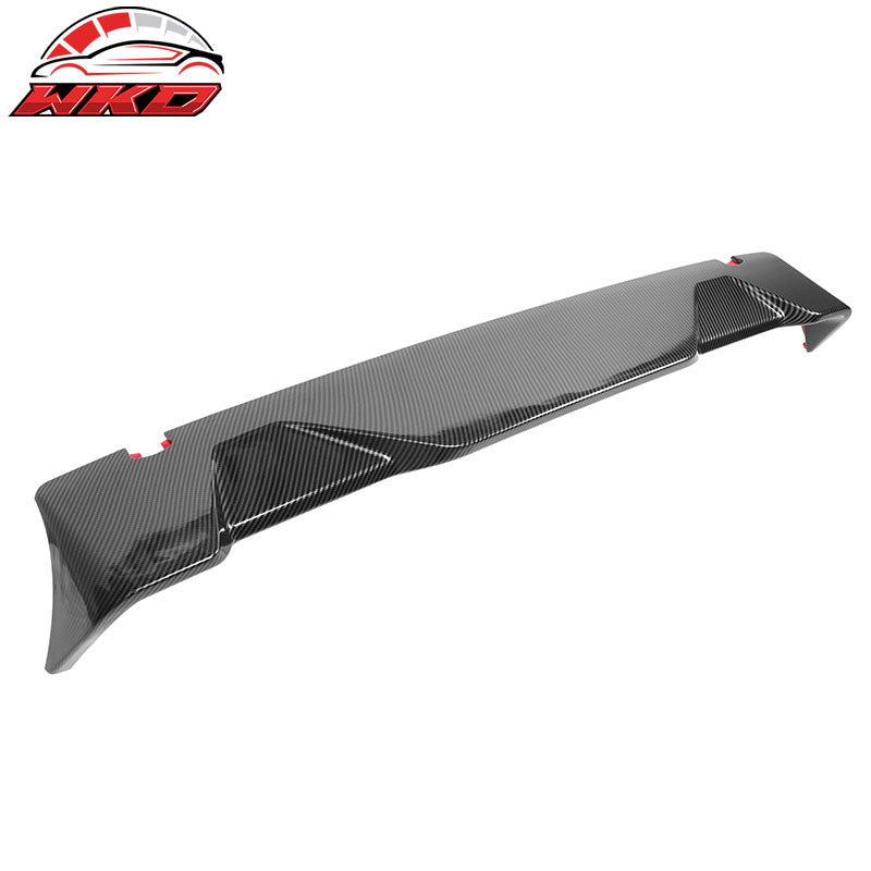 Fits 15-20 Ford F150 All Cab & Bed Size Carbon Fiber Print IKON Roof Spoiler ABS