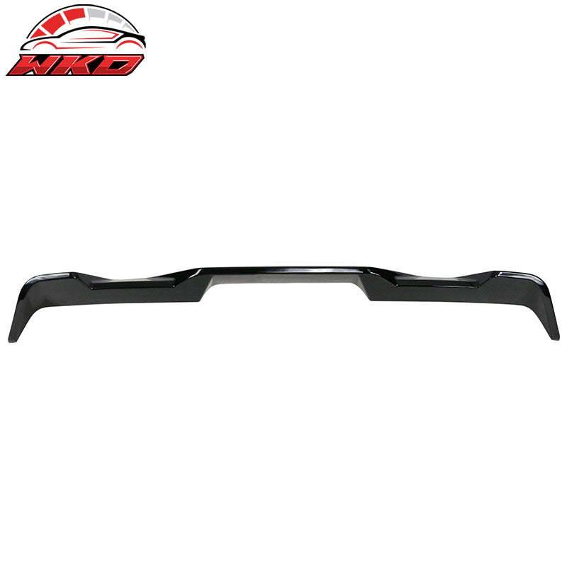 Fits 15-20 Ford F-150 All Cab & Bed Size Gloss Black IKON Style Roof Spoiler ABS