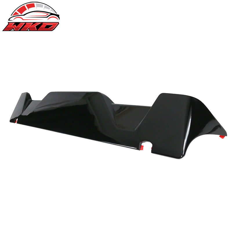 Fits 15-20 Ford F-150 All Cab & Bed Size Gloss Black IKON Style Roof Spoiler ABS