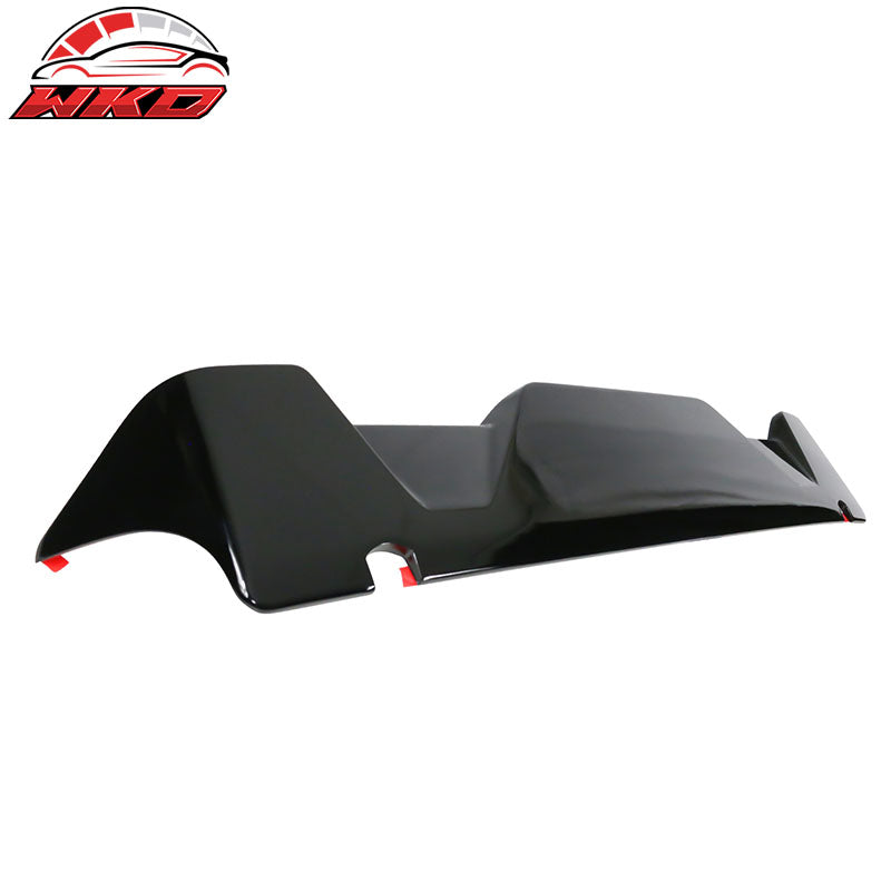 Fits 15-20 Ford F-150 All Cab & Bed Size Gloss Black IKON Style Roof Spoiler ABS