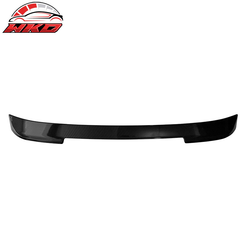 Fits 15-23 Ford Mustang Coupe MK6 R Style Roof Spoiler Carbon Fiber Print ABS