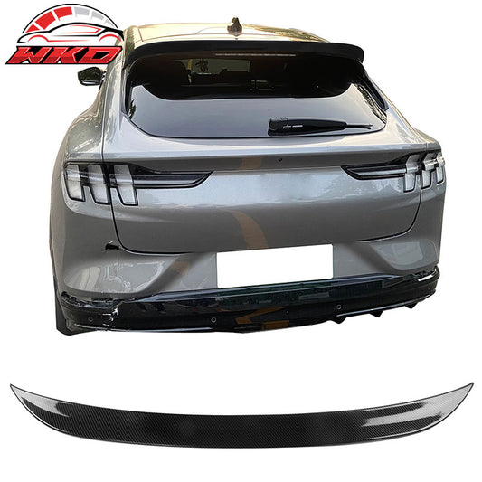Wholesale 21-26 Ford Mustang Mach-E IKON Style Roof Spoiler ABS Carbon Fiber Print