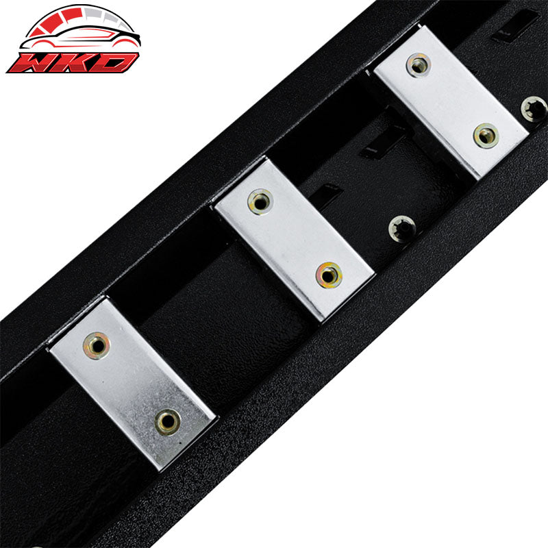 Fits 99-16 Ford F250 F350 Super Duty Crew Cab 6" V Running Board Side Bar Black