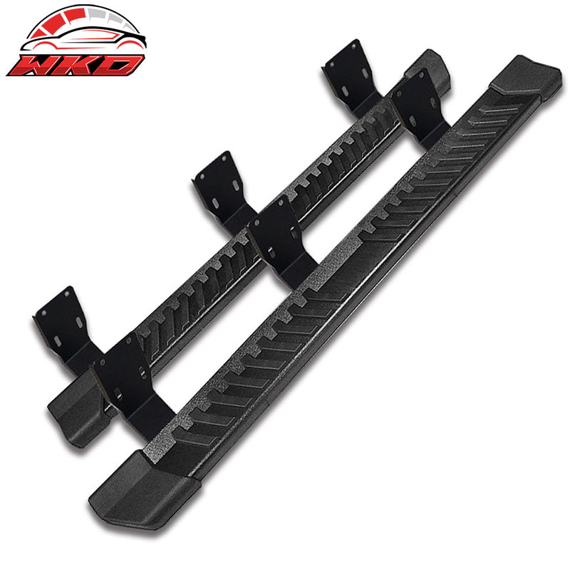 Fits 99-16 Ford F250 F350 Super Duty Crew Cab 6" V Running Board Side Bar Black