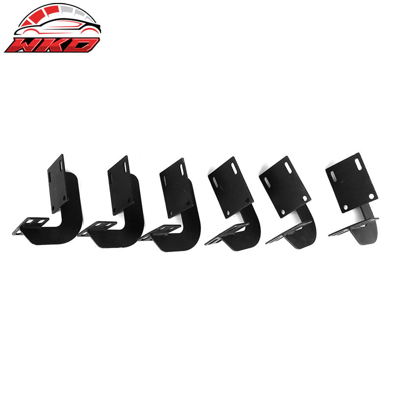 Fits 99-16 Ford F250 F350 Superduty Crew Cab IKON V1 Style Running Boards Black
