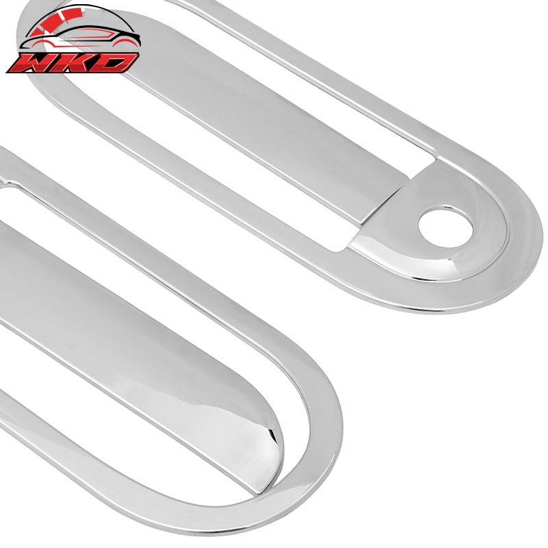 Fits 02-05 Ford Thunderbird Front Rear Door Handle Cover W/ 1-Keyhole Chrome ABS