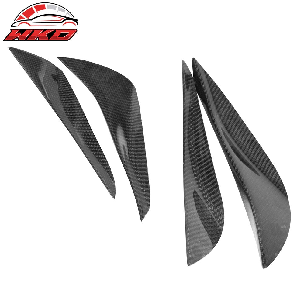 Closeout! 17-20 Subaru BRZ Toyota 86 GT86 Front Bumper Canards Carbon Fiber | Wholesale