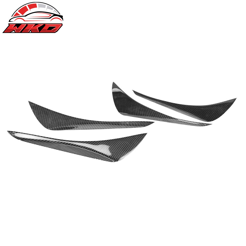 Closeout! Fits 17-20 Subaru BRZ Toyota 86 GT86 Front Bumper Canards Carbon Fiber