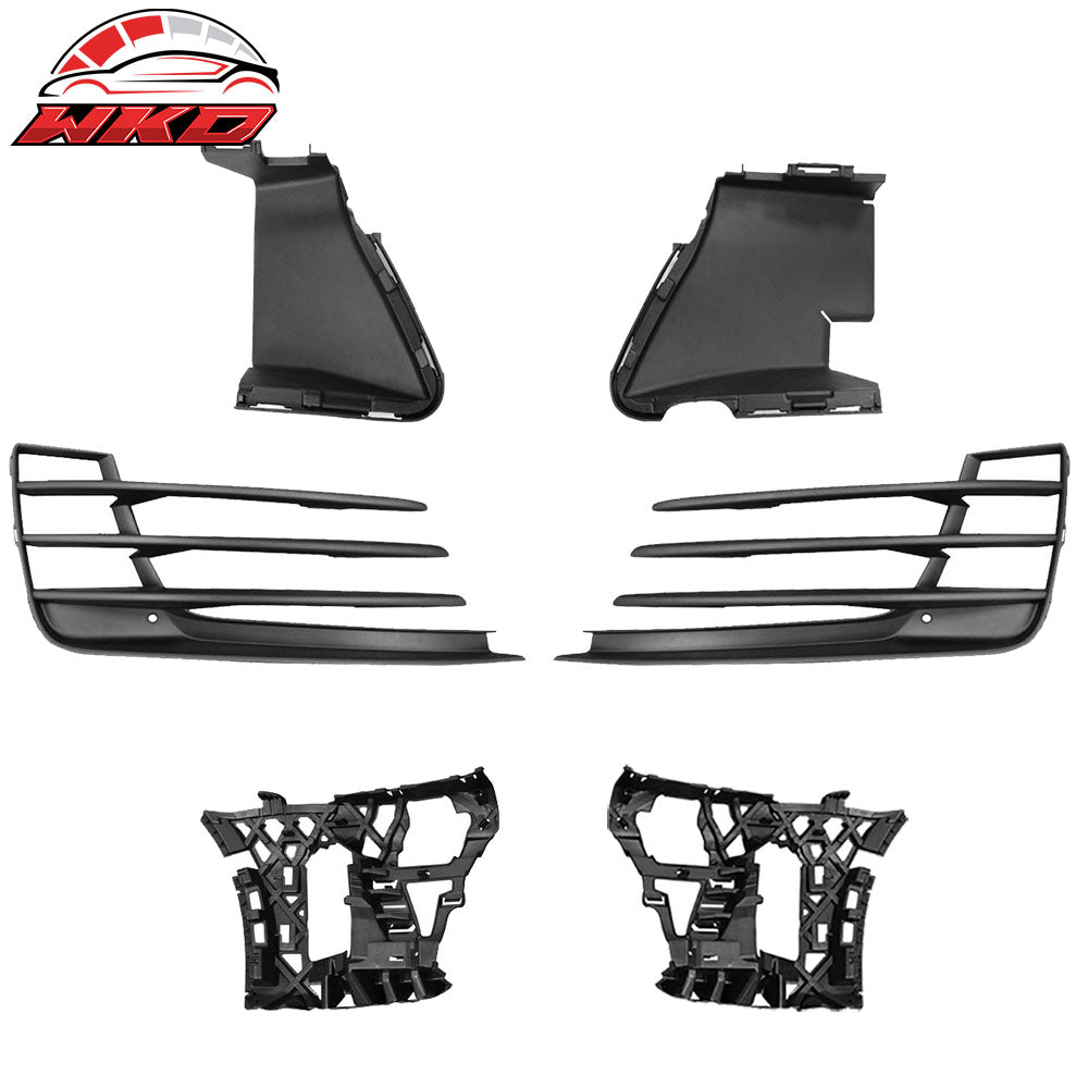 Fits 15-17 Golf 7 MK7 GTI Type Front Bumper Conversion + Grill Logo Badge Base