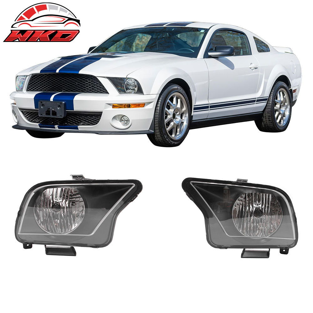 Fits 05-09 Ford Mustang GT V6 Shelby GT500 Front Bumper Conversion W/ Headlights