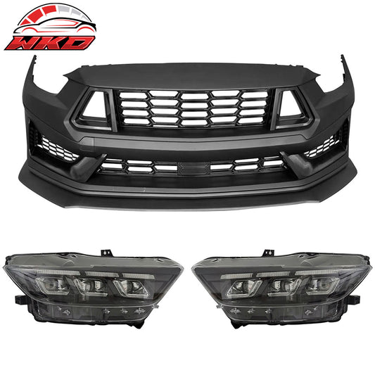 15-17 Ford Mustang Dark Horse Front Bumper Conversion Switchback Headlight | Wholesale