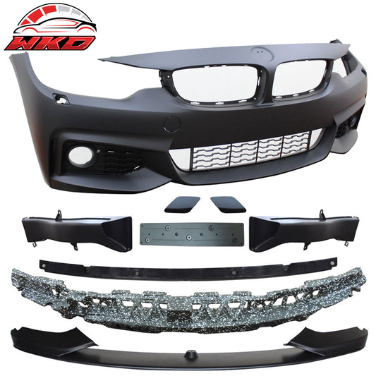 14-20 F32 F36 4Series M-P Style Front Bumper Conversion Fog Cover | Wholesale