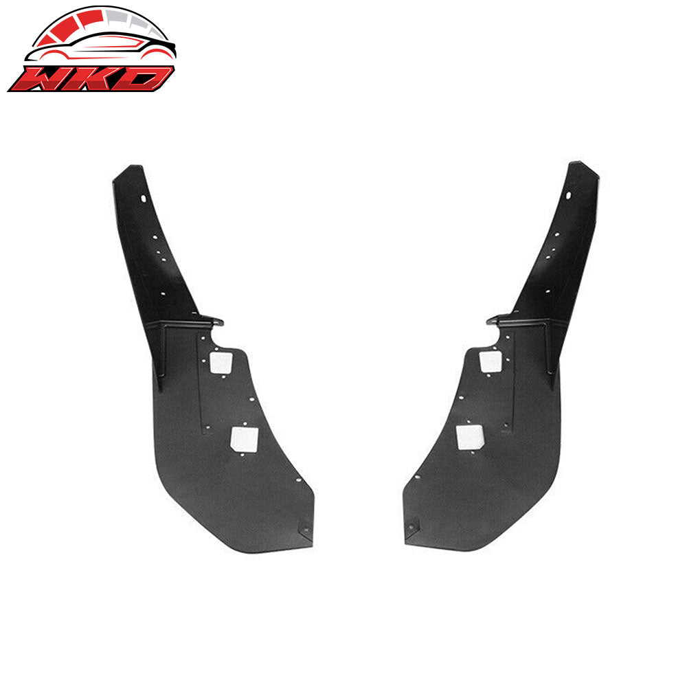 Fits 15-23 Ford Mustang GT500 Style 2PCS Front Bumper Corner Spoiler Winglets PP