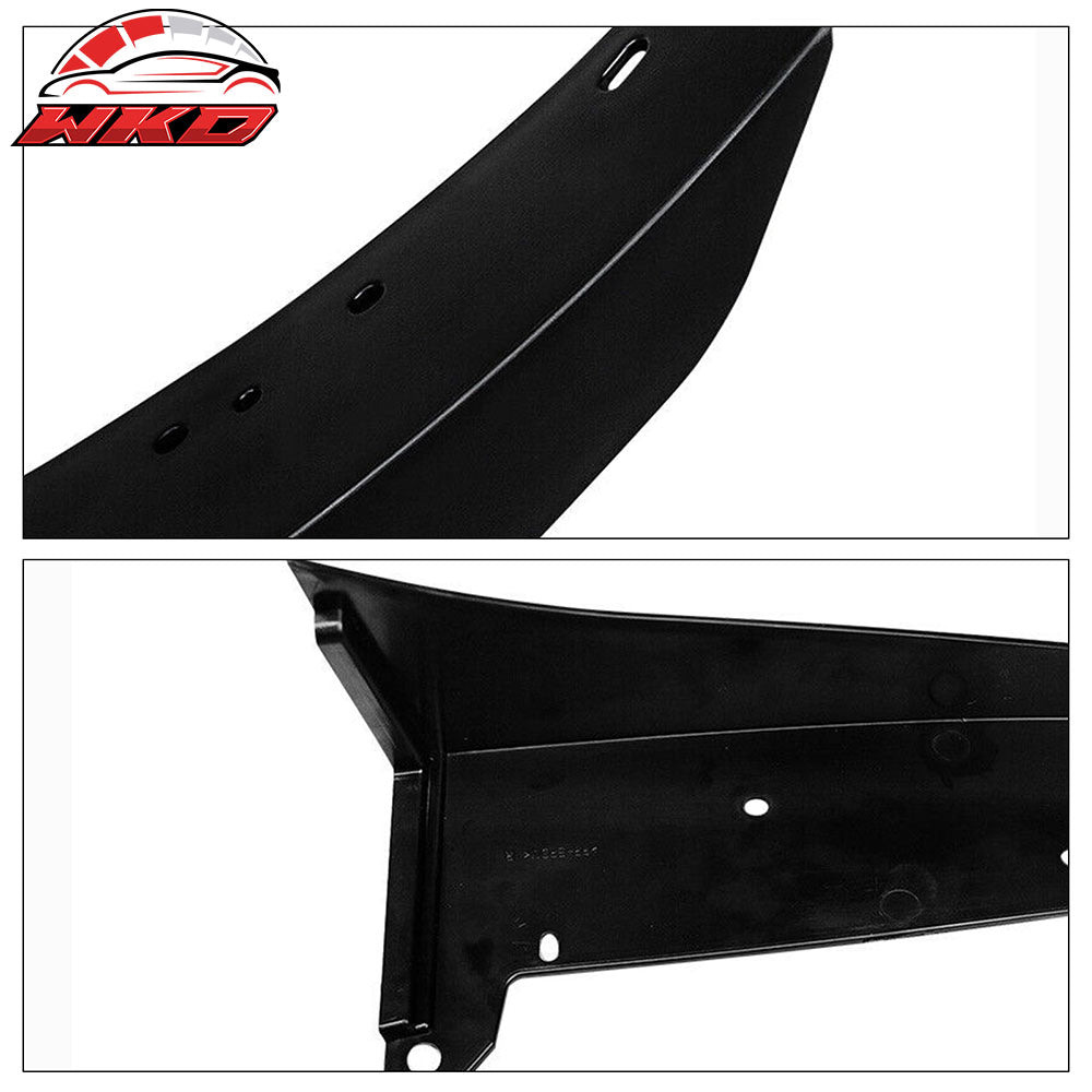 Fits 15-23 Ford Mustang GT500 Style 2PCS Front Bumper Corner Spoiler Winglets PP