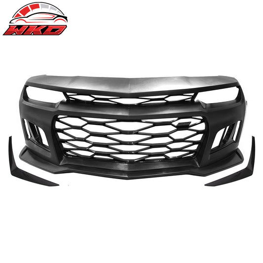 14-15 Camaro 5TH to 6TH Gen ZL1 PP Front Bumper Cover Conversion + Canards | Wholesale