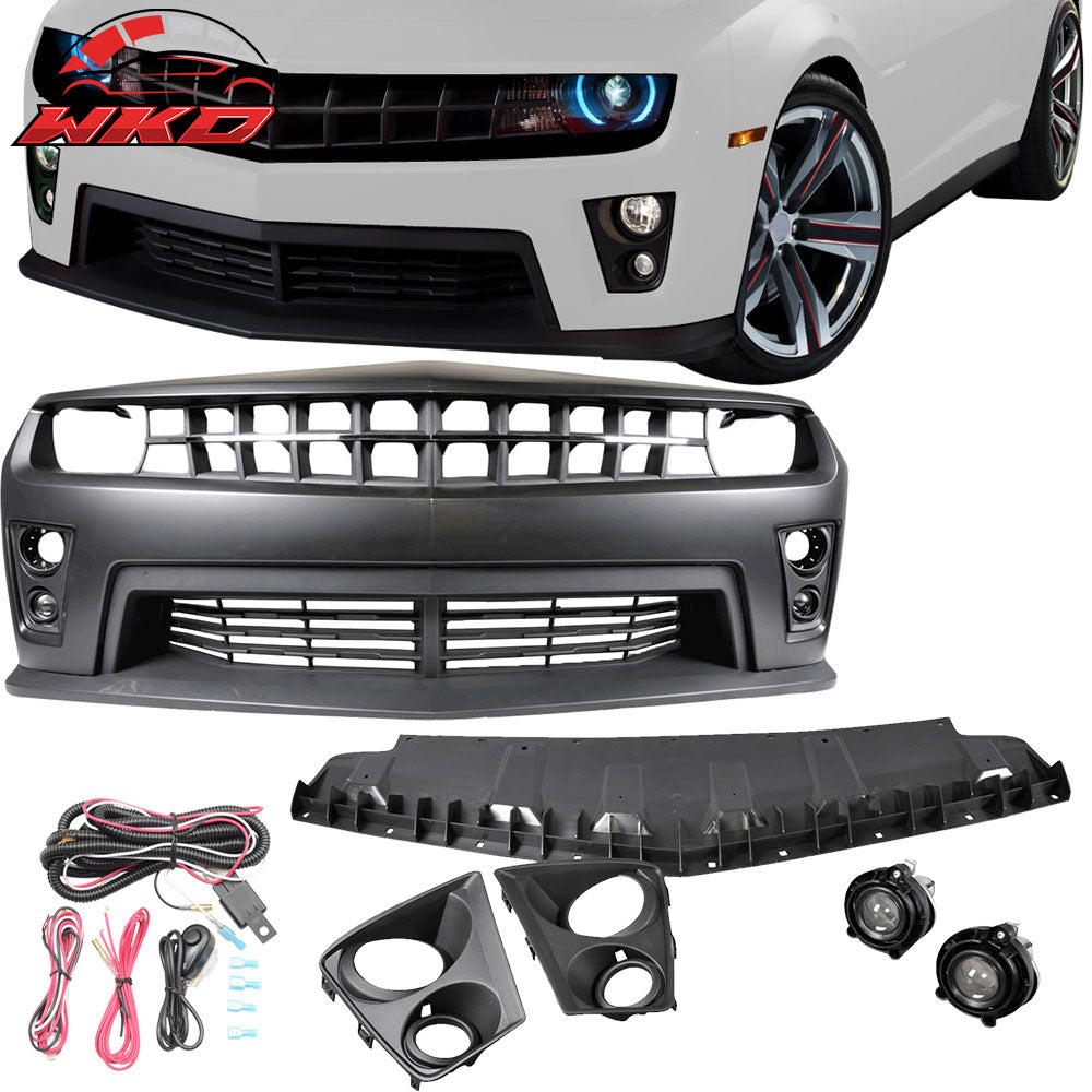 Fits 10-13 Chevrolet Camaro ZL1 Style Front Bumper Cover Conversion Unpainted PP