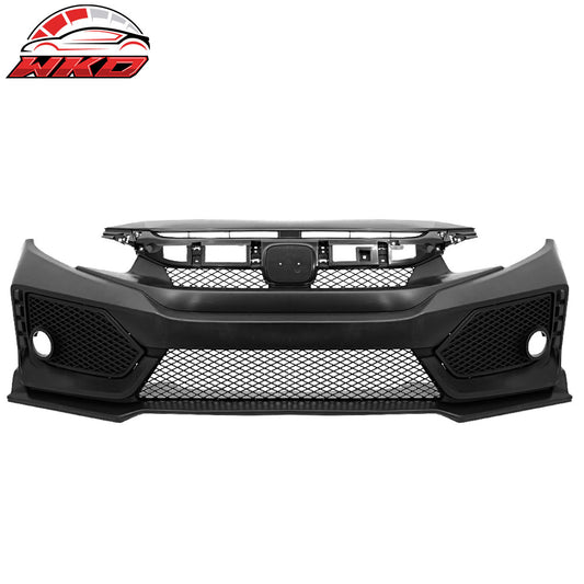 16-21 Honda Civic 10th Gen V2 Style Front Bumper Cover Conversion Kits PP | Wholesale